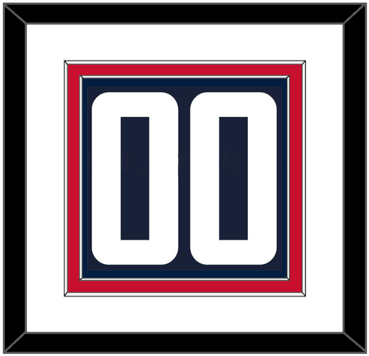 Washington Number (Back) - Alternate Blue (2021-2024) - Signature Tier 1