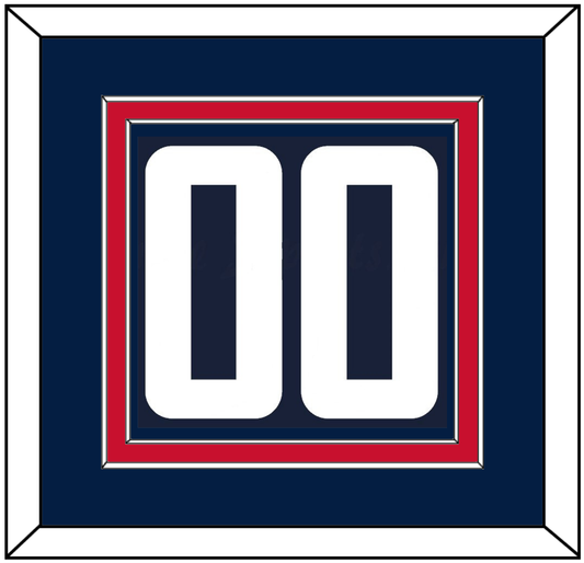Washington Number (Back) - Alternate Blue (2021-2024) - Signature Tier 2