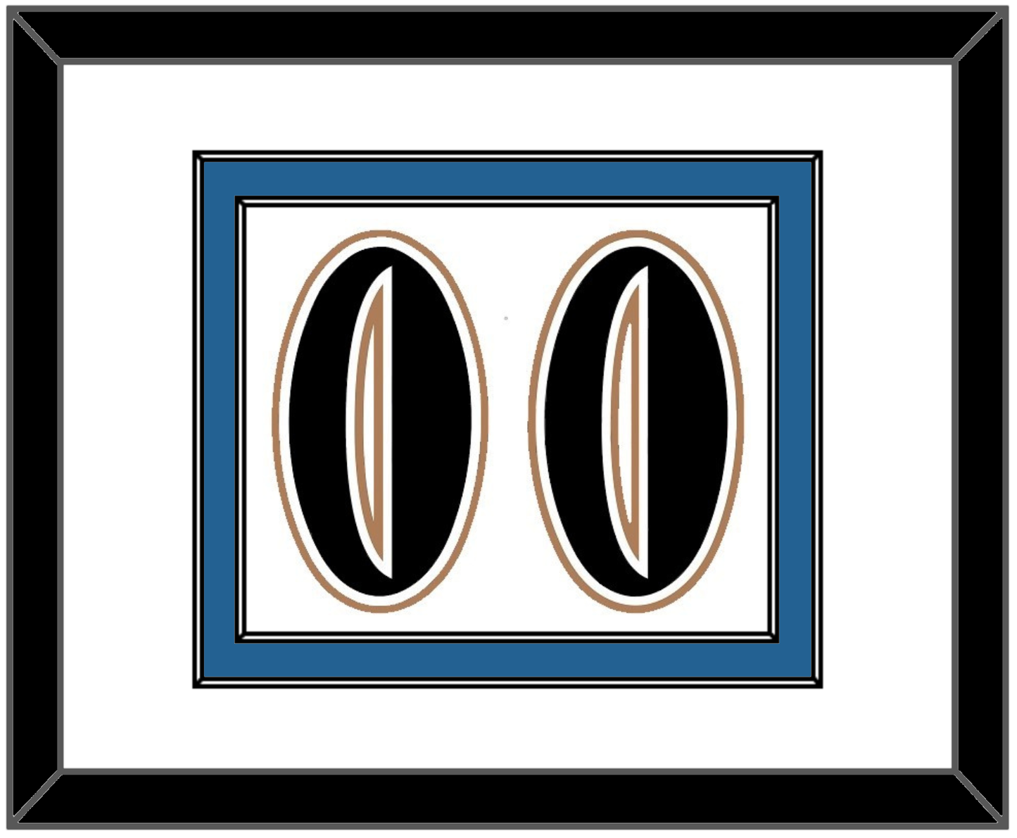 Washington Number (Back) - Home White (1995-2007) - Signature Tier 1