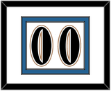 Washington Number (Back) - Home White (1995-2007) - Double Mat 1