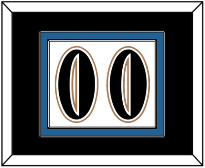 Washington Number (Back) - Home White (1995-2007) - Signature Tier 3