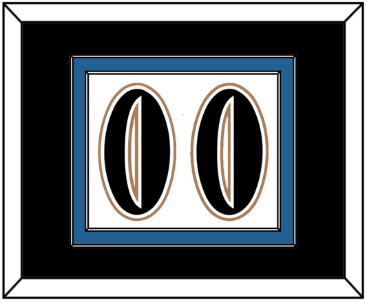 Washington Number (Back) - Home White (1995-2007) - Signature Tier 3