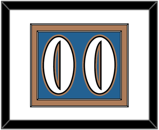 Washington Number (Back) - Road Blue (1995-2000) - Signature Tier 1