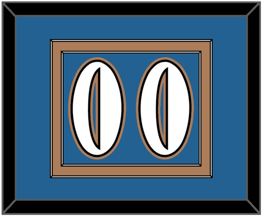 Washington Number (Back) - Road Blue (1995-2000) - Signature Tier 2