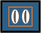 Washington Number (Back) - Road Blue (1995-2000) - Double Mat 2