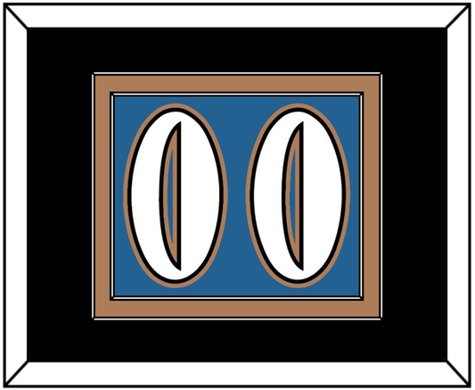 Washington Number (Back) - Road Blue (1995-2000) - Signature Tier 3