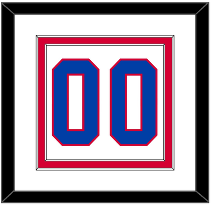Washington Number (Back) - Home White (1987-1995) - Signature Tier 1