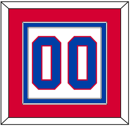 Washington Number (Back) - Alternate White (2011-2015) - Signature Tier 2