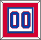 Washington Number (Back) - Alternate White (2011-2015) - Double Mat 2