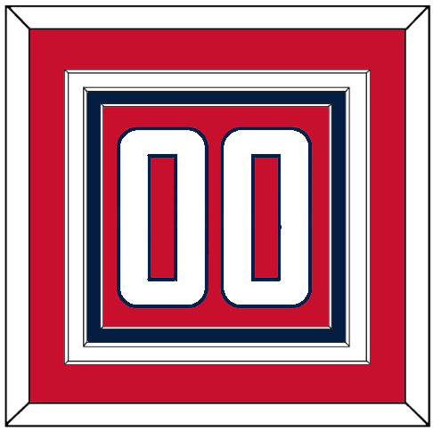 Washington Number (Back) - Home Red - Premier Tier 2