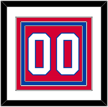 Washington Number (Back) - Alternate Red (2015-2017) - Premier Tier 1