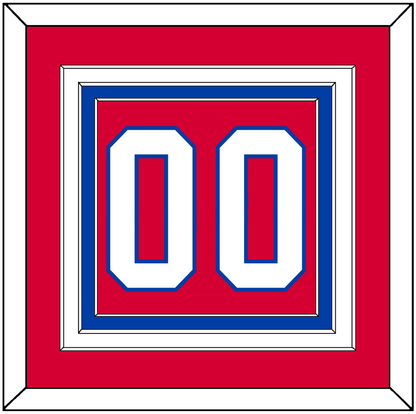 Washington Number (Back) - Alternate Red (2015-2017) - Premier Tier 2