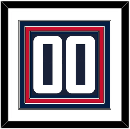 Washington Number (Back) - Alternate Blue (2021-2024) - Premier Tier 1
