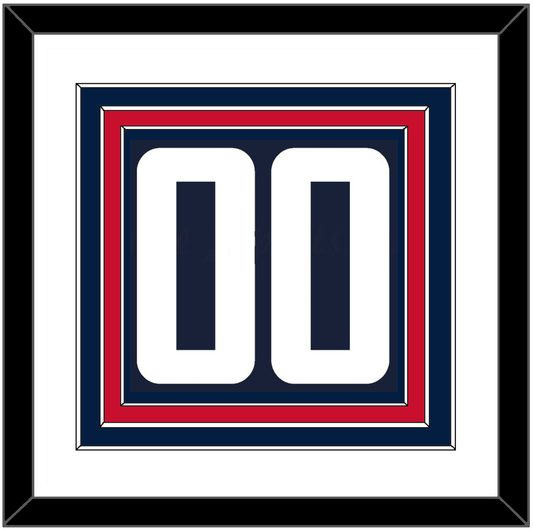 Washington Number (Back) - Alternate Blue (2021-2024) - Premier Tier 1