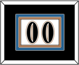 Washington Number (Back) - Home White (1995-2007) - Triple Mat 2