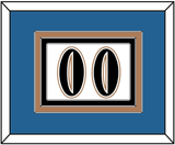 Washington Number (Back) - Home White (1995-2007) - Triple Mat 3