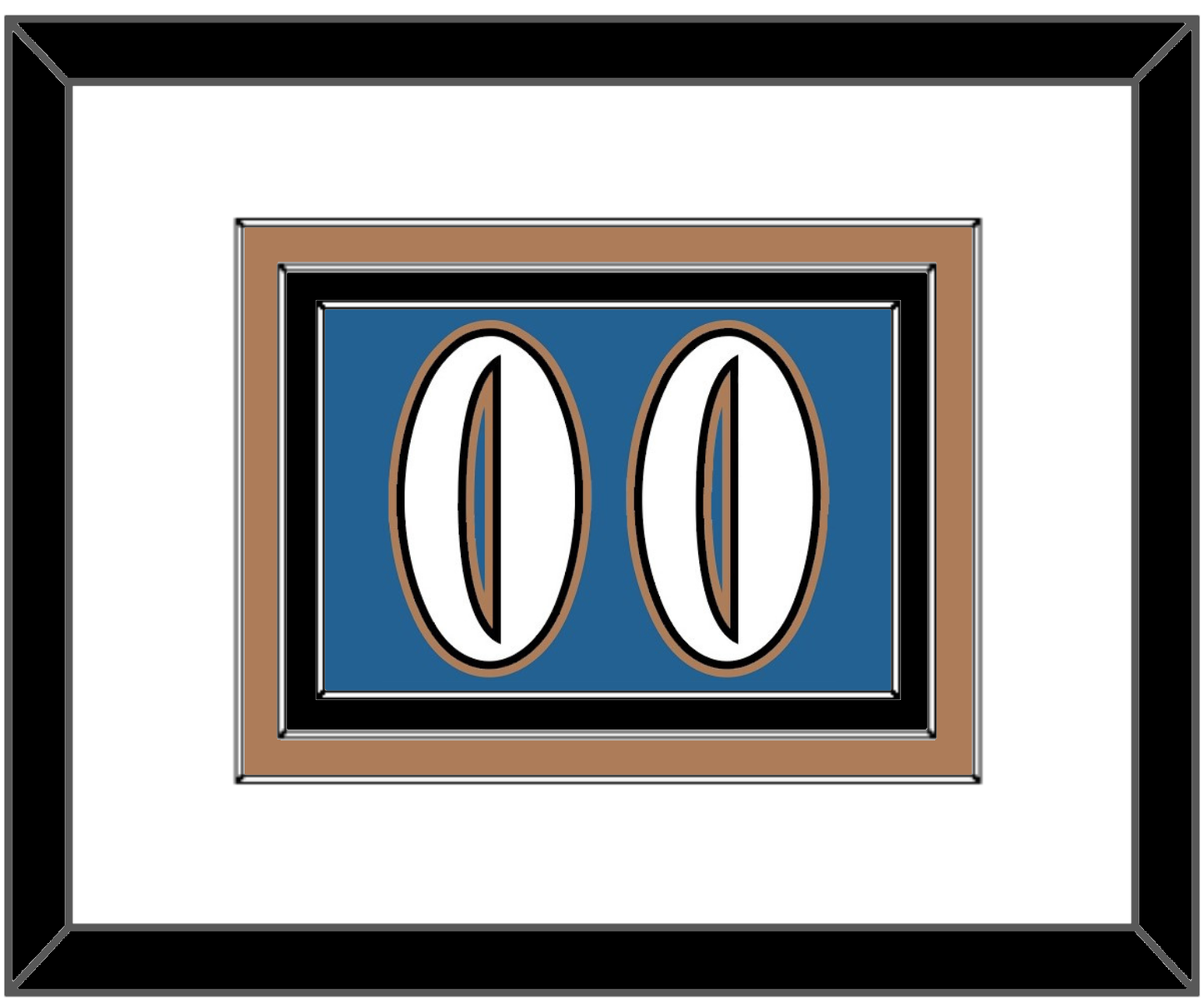 Washington Number (Back) - Road Blue (1995-2000) - Premier Tier 1