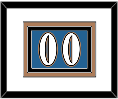 Washington Number (Back) - Road Blue (1995-2000) - Premier Tier 1