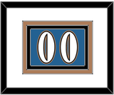 Washington Number (Back) - Road Blue (1995-2000) - Triple Mat 1