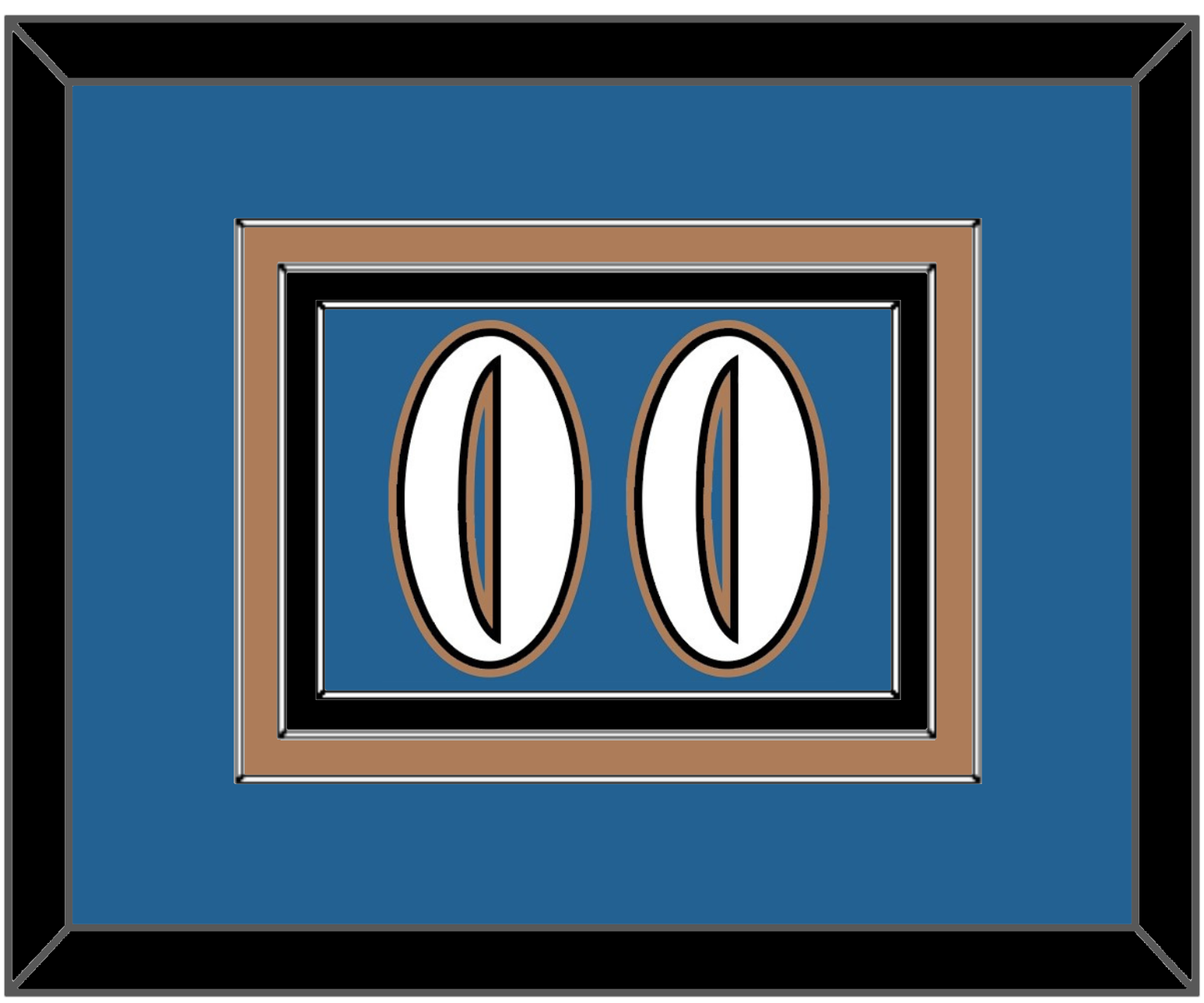 Washington Number (Back) - Road Blue (1995-2000) - Premier Tier 2