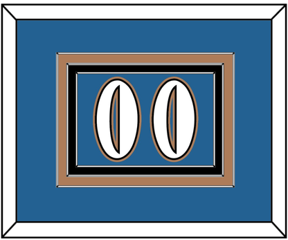 Washington Number (Back) - Road Blue (1995-2000) - Premier Tier 2