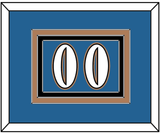 Washington Number (Back) - Road Blue (1995-2000) - Triple Mat 2