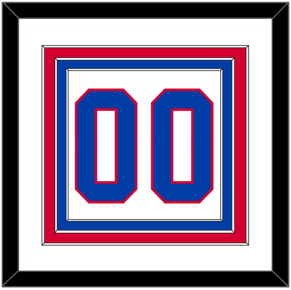 Washington Number (Back) - 2011 Winter Classic White - Triple Mat 1