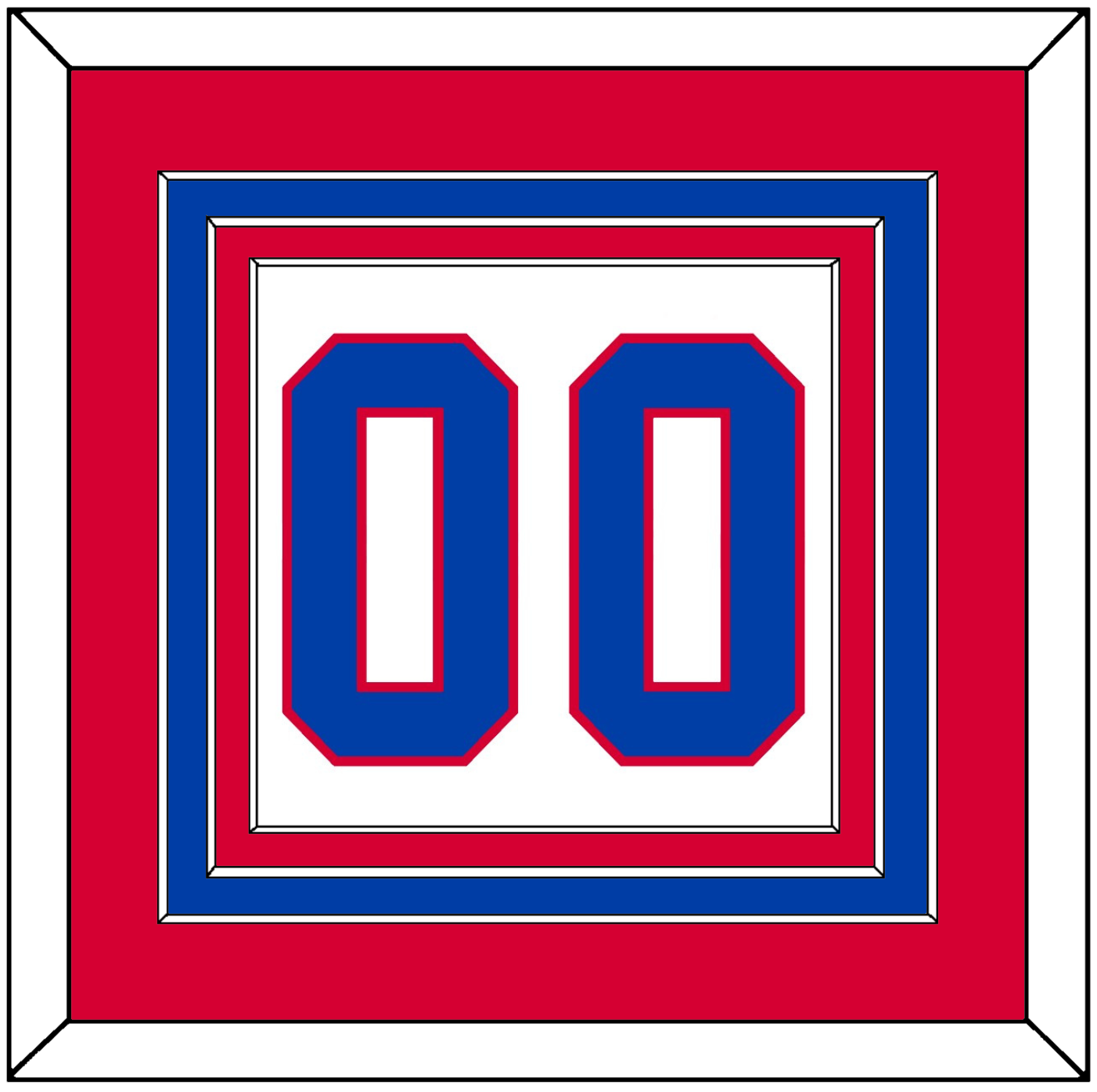 Washington Number (Back) - 2011 Winter Classic White - Premier Tier 2