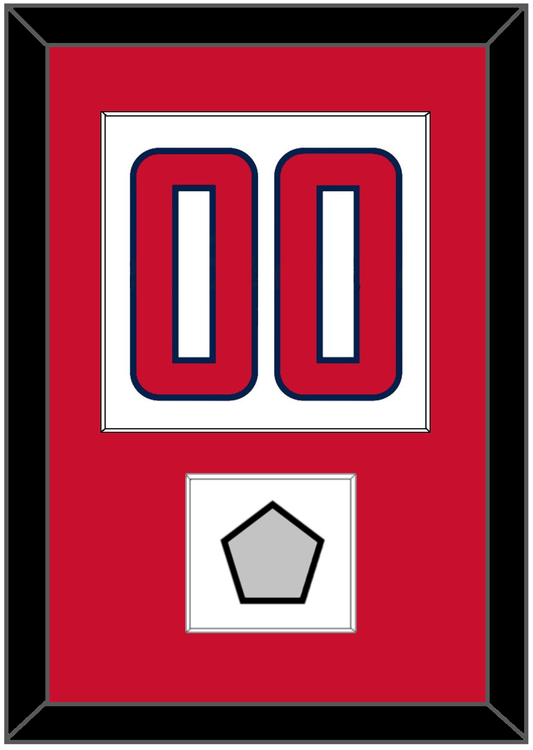 Washington Number (Back) & Stanley Cup Champions Patch - Road White - Essential Tier 1