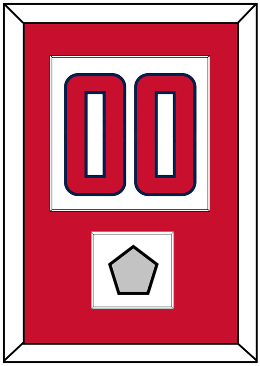 Washington Number (Back) & Stanley Cup Champions Patch - Road White - Essential Tier 1