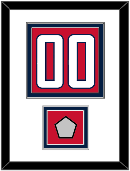 Washington Number (Back) & Stanley Cup Champions Patch - Home Red - Signature Tier 1