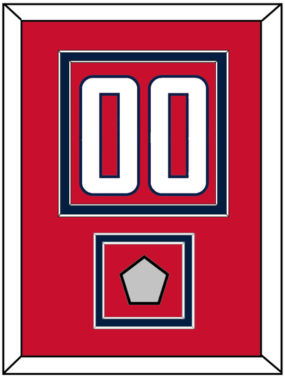 Washington Number (Back) & Stanley Cup Champions Patch - Home Red - Signature Tier 2