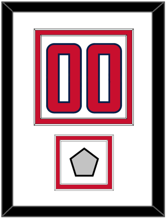 Washington Number (Back) & Stanley Cup Finals Patch - Road White - Signature Tier 1