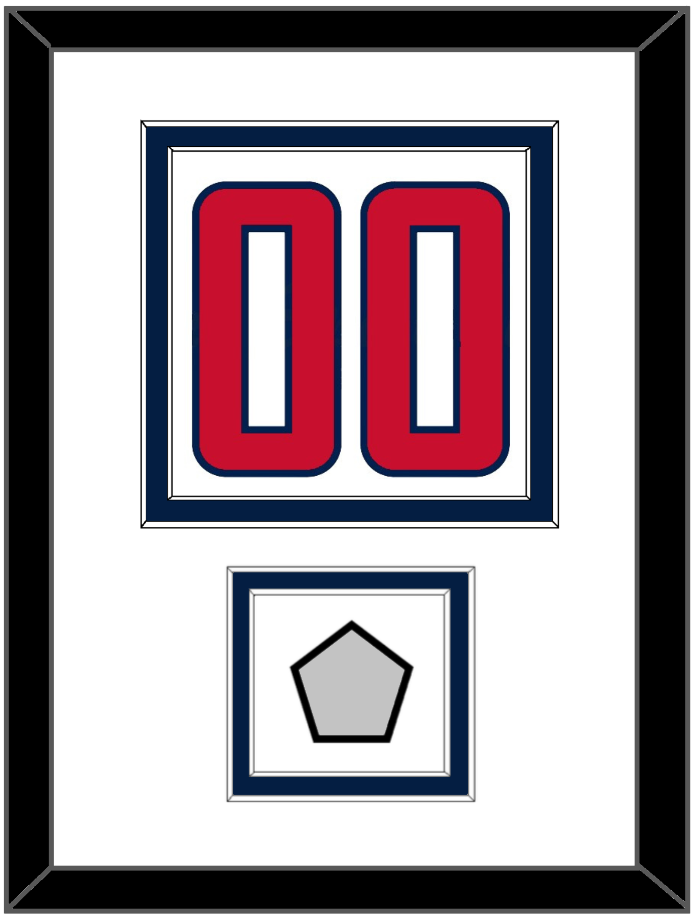 Washington Number (Back) & Stanley Cup Champions Patch - Road White - Signature Tier 2