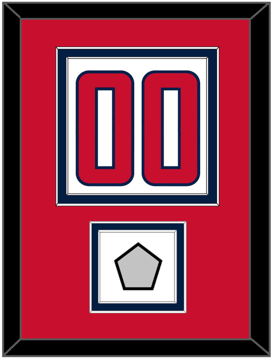 Washington Number (Back) & Stanley Cup Finals Patch - Road White - Signature Tier 3