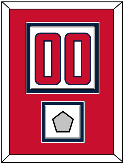 Washington Number (Back) & Stanley Cup Finals Patch - Road White - Signature Tier 3