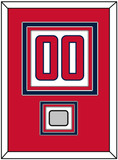 Washington Number (Back) & Stanley Cup Champions Patch - Road White - Triple Mat 2