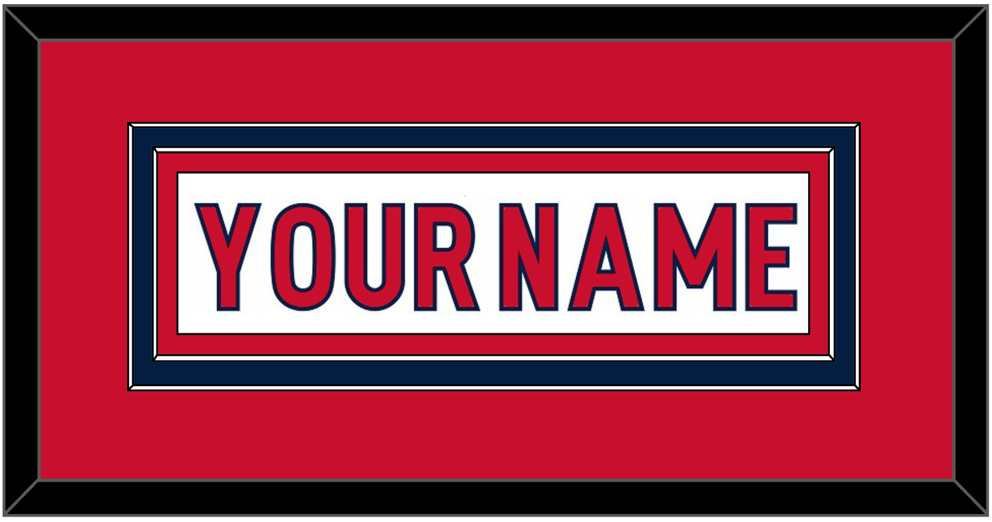 Washington Nameplate - Road White - Signature Tier 1