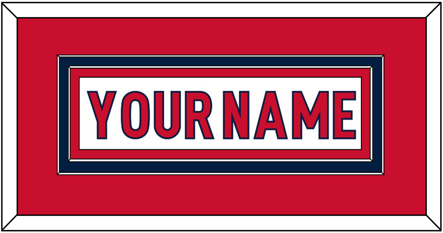 Washington Nameplate - Road White - Signature Tier 1