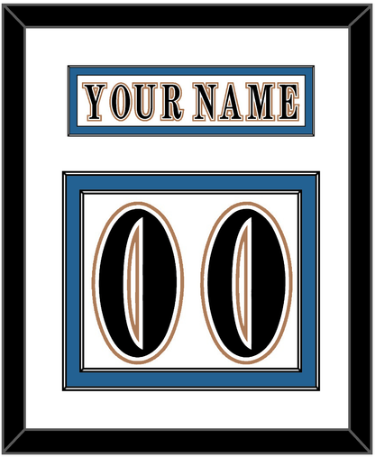 Washington Nameplate & Number (Back) - Home White (1995-2007) - Signature Tier 1
