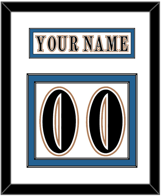 Washington Nameplate & Number (Back) - Home White (1995-2007) - Signature Tier 1