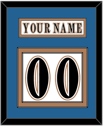 Washington Nameplate & Number (Back) - Home White (1995-2007) - Signature Tier 2