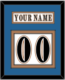 Washington Nameplate & Number (Back) - Home White (1995-2007) - Double Mat 2