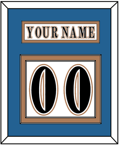Washington Nameplate & Number (Back) - Home White (1995-2007) - Signature Tier 2