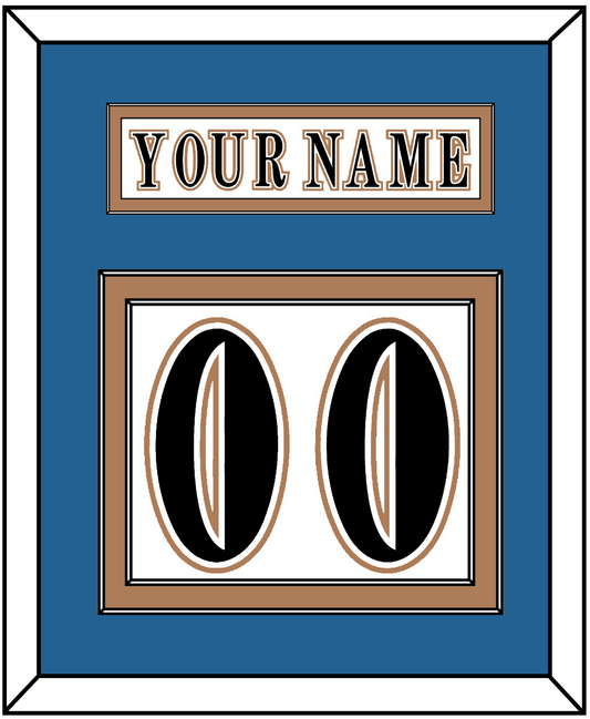 Washington Nameplate & Number (Back) - Home White (1995-2007) - Signature Tier 2