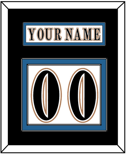 Washington Nameplate & Number (Back) - Home White (1995-2007) - Signature Tier 3