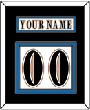 Washington Nameplate & Number (Back) - Home White (1995-2007) - Double Mat 3