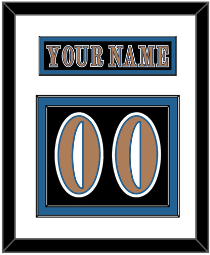 Washington Nameplate & Number (Back) - Road Black (1997-2007) - Signature Tier 1