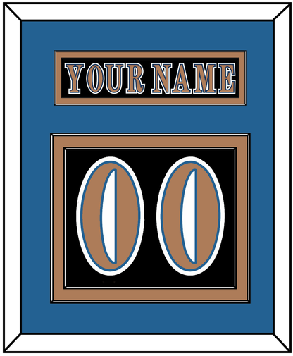 Washington Nameplate & Number (Back) - Road Black (1997-2007) - Signature Tier 2