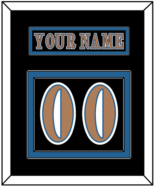 Washington Nameplate & Number (Back) - Road Black (1997-2007) - Signature Tier 3